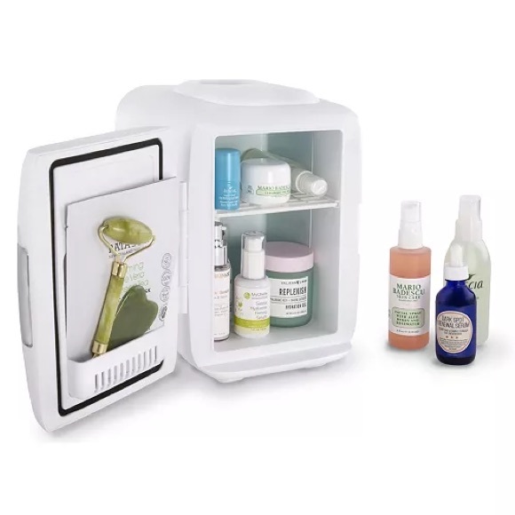 COOLULI WHITE CLASSIC 4L COMPACT THERMOELECTRIC COOLER AND WARMER MINI FRIDGE - Picture 2 of 7